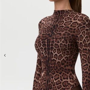 Naked Wardrobe Wild Print Bodysuit